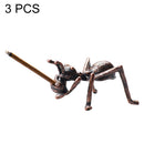 3 PCS Alloy Ant Incense Plug Mini Line Incense Plug Small Decoration Accessories Line Incense Small Incense Burner, Size: 2.2x5 cm