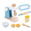 Children Simulation Kitchen Set Baby Wooden Food Cutting Pretend Play Toy Blender