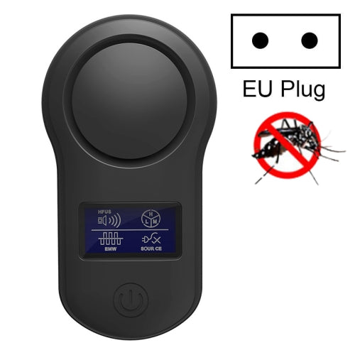 BG-305 Display Ultrasonic Insect Repellent, Product specifications: EU Plug(Black)