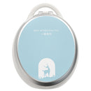 Desktop Cosmetic Storage Box With LED Light With Mirror, Colour: Blue (Deluxe Edition)