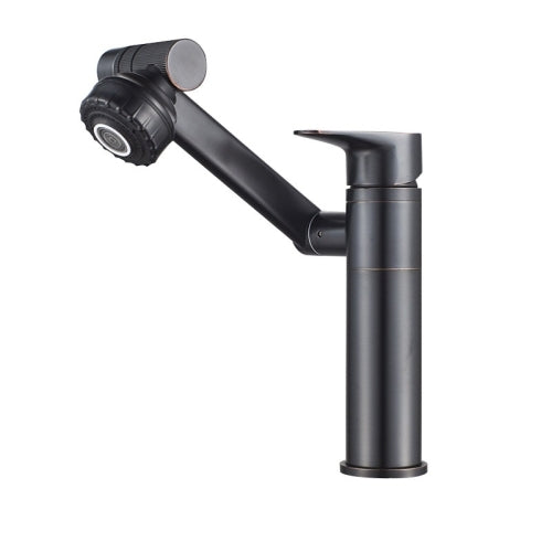 Universal Swivel Faucet Bathroom Hot & Cold Dual-Out Mode Faucet, Specification: Short HT-99528
