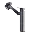 Universal Swivel Faucet Bathroom Hot & Cold Dual-Out Mode Faucet, Specification: High HT-99528-1