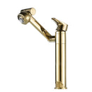 Universal Swivel Faucet Bathroom Hot & Cold Dual-Out Mode Faucet, Specification: High HT-87590-1