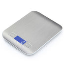 Stainless Steel Small Food Electronic Scale Kitchen Portable Baking Electronic Scale, Colour: 10kg/1g (Battery Model White)