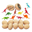 ecoey 12 PCS / Set Dinosaur Eggs Simulated Archaeological Excavation Dinosaur Model Children Toys