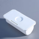 4 PCS Wall-Mounted Removable Plastic Garbage Bag Storage Box(White)