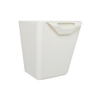 7 PCS Portable Hanging Bucket Kitchen Tableware Sundries Storage Plastic Box A Style(White)