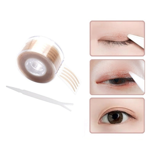 3 PCS Lace Mesh Double-Sided Seamless Invisible Natural Waterproof Double Eyelid Sticker(Roll Grid-S Type)