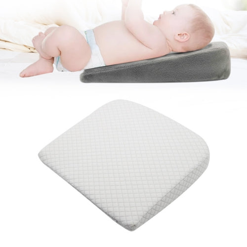 Memory Foam Infant Triangle Slope Cushion Pregnant Women Newborn Nursing Pillow, Colour: Diamond Lattice White