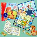 MUQIYI Children Educational Early Education Toy Horse Across The River Desktop Game