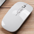 M103 1600DPI 5 Keys 2.4G Wireless Mouse Charging Ai Intelligent Voice Office Mouse, Support 28 Languages(White)
