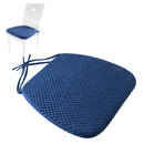 Memory Foam Thicken Stool Cushion Sofa Window Sill Bay Window Seat Cushion, Colour: Dot Bandage (Navy Blue)