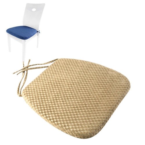 Memory Foam Thicken Stool Cushion Sofa Window Sill Bay Window Seat Cushion, Colour: Dot Bandage (Camel)