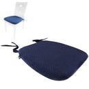 Memory Foam Thicken Stool Cushion Sofa Window Sill Bay Window Seat Cushion, Colour: Bandage (Navy Blue)