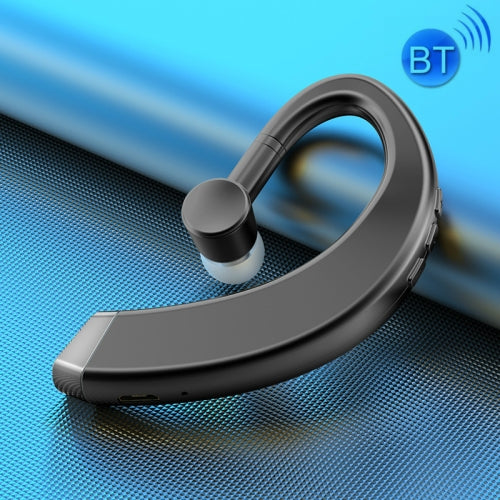 108 Bluetooth 5.0 Business Hanging Ear Type Rotating Universal Wireless Stereo Earphone(Black)