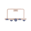 Iron Door Rear Hook Rack Hanger Hook Creative Bathroom Kitchen Hook(Pink)