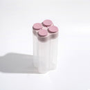 Food Grade Latticed Airtight Cans Plastic Kitchen Grain Storage Box Dry Food Grain Storage Bottle(Pink)