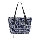2578MDD Autumn And Winter Fashion Printed Female Bag Large Capacity Single Shoulder Bag(Dark Blue)