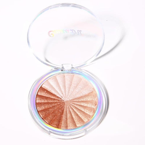3 PCS CmaaDu Multi-Color Baking High-Gloss Powder Strengthen The Silhouette Contour Powder, Net weight: 01 (3 Colors)