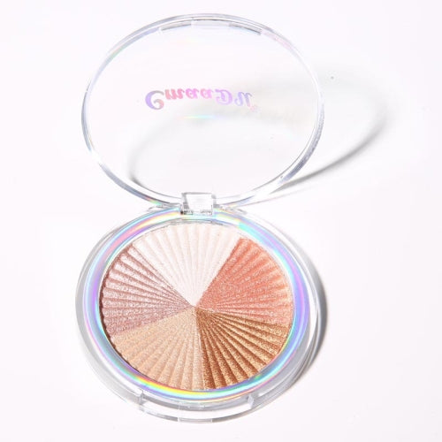 3 PCS CmaaDu Multi-Color Baking High-Gloss Powder Strengthen The Silhouette Contour Powder, Net weight: 02 (5 Colors)