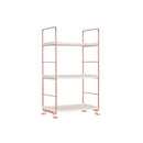 Bathroom Multi-Layer Iron Art Shelf Cosmetics Storage Rack Kitchen Supplies Layered Organizer, Colour: Rose Gold 3 Layers