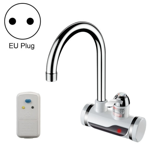 Kitchen Instant Electric Hot Water Faucet Hot & Cold Water Heater EU Plug Specification: Lamp Shows Leakage Protection Side Water Inlet