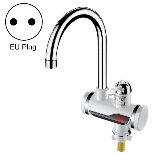 Kitchen Instant Electric Hot Water Faucet Hot & Cold Water Heater EU Plug Specification: Digital Display Lower Water Inlet