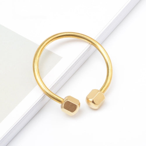 2 PCS Vintage Brass Keychain Key Ring Car Key Storage Accessories Key Hanging Buckle(Brass Color)