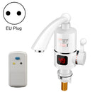 Digital Display Electric Heating Faucet Instant Hot Water Heater EU Plug Digital Horizontal Tube With Leakage Protection