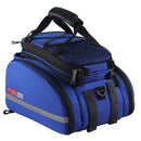 CBR Bike Hard Shell Shelf Bag Travel Bag Bicycle Hard Shell Shoulder Bag(Blue)