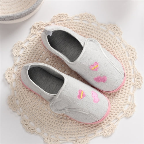 Spring And Summer Pregnant Women Small Single Shoes Confinement Shoes Pregnant Women Postpartum Home Slippers, Size: 37-38(Gray)