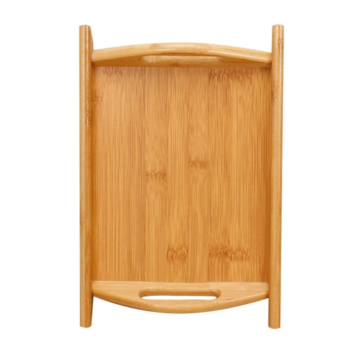 Bamboo Binaural Tea Set Tray Bread Display Tray, Size: 29x20cm