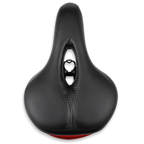 Bicycle Cushion With Lamp Bicycle Saddle Mountain Bike Saddle(Black)