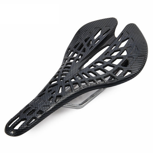 Bicycle Seat Mountain Bike Seat Spider Web Seat(Carbon Fiber)