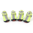 HCPET A1703 Pet Non-Slip Wear-Resistant Shoes Puppy Feet Cover, Size: Number 1(Waterproof Green)