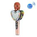 Q5 Mobile Phone Karaoke KTV Wireless Bluetooth Microphone(Rose Gold)
