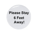 100 PCS 58mm Safety Distance Reminder Brooch