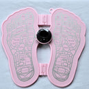 MLR-125 Mini Foot Massager Elderly Foot Foot Massager EMS Portable Pulse Home Foot Relaxing Massager, Shape: Pink (Rechargeable)