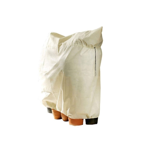 2 PCS Winter Plant Freeze Protection Cover Non-Woven Anti-Bacterial Tree Cover, Size: 200x240cm Zipper + Drawstring Lock(Beige)