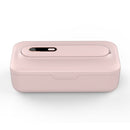 XD003 Underwear UV Sterilization Machine Cosmetic Brush Storage Disinfection Box(Pink)