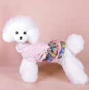 Autumn And Winter Pet Skirt Teddy Bichon Hiromi Schnauzer Yorkshire Small Dog Clothes, Size: M(Pink)
