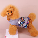 Autumn And Winter Pet Skirt Teddy Bichon Hiromi Schnauzer Yorkshire Small Dog Clothes, Size: XL(Blue Gray)