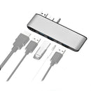 T0409 Multifunctional USB 3.0 HUB Docking Station Network Cable Interface Converter For Microsoft Surface Laptop 1 / 2