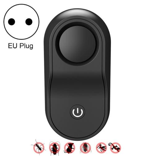 BG301 Ultrasonic Rodent Repeller Electronic Multi-Purpose Insect Repeller, Plug Type: EU Plug 220V(Black)