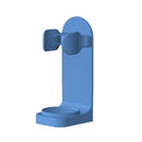 7 PCS Spiral Shading Electric Toothbrush Storage Rack Wall-Mounted Non-Slip Adjustable Electric Toothbrush Holder, Colour: Blue