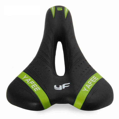 YAFEE Saddle Bicycle Seat Cushion Mountain Bike Seat Bicycle Seat Riding Accessories(Green)