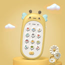 Cartoon Animal Chinese-English Bilingual Simulation Phone Children Educational Toys(Bee )