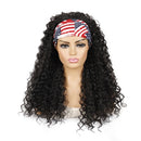 Hairband Wig Headgear Volume Chemical Fiber Wig Headgear, Color Classification: Stars And Stripes Headband 1B
