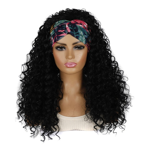 Hairband Wig Headgear Volume Chemical Fiber Wig Headgear, Color Classification: 1B