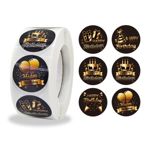 5 PCS Birthday Party Stickers Kids Cute Decoration Stickers(2.5cm / 1inch)
